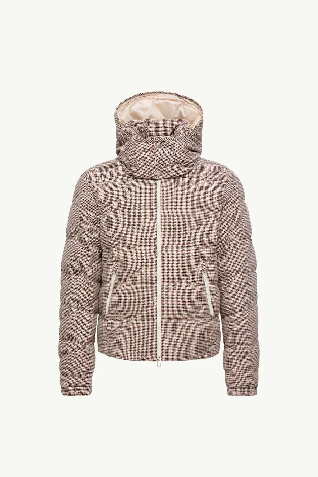 Psyllos Wool Blend Hooded Short Down Jacket