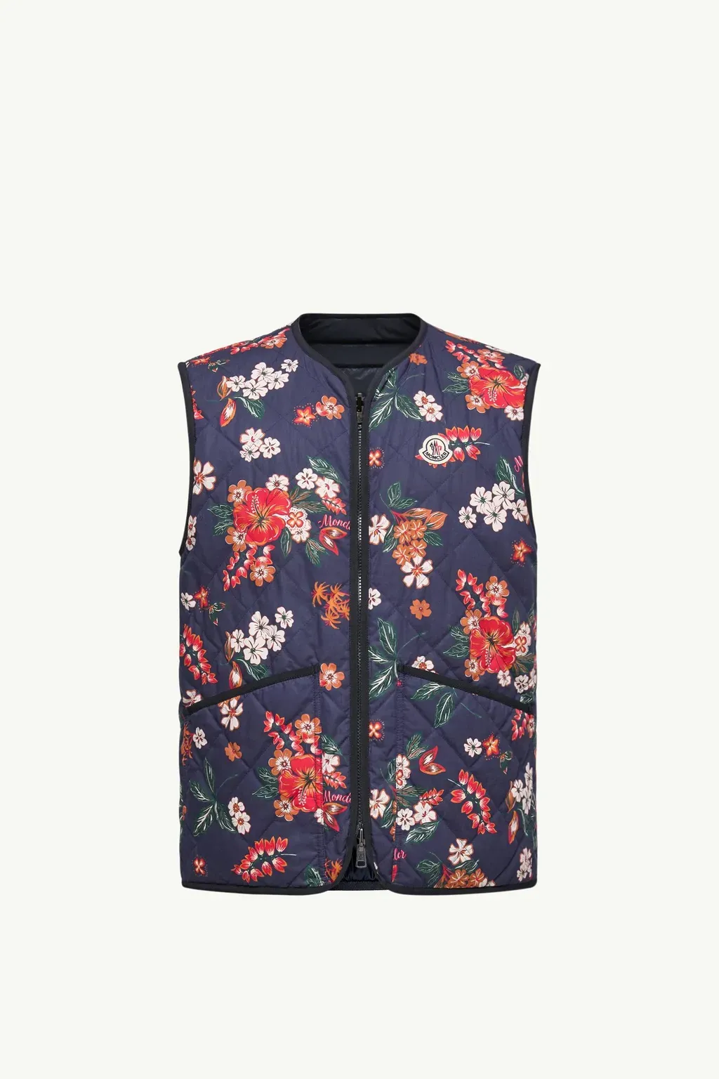 Franqui Reversible Floral Down Gilet
