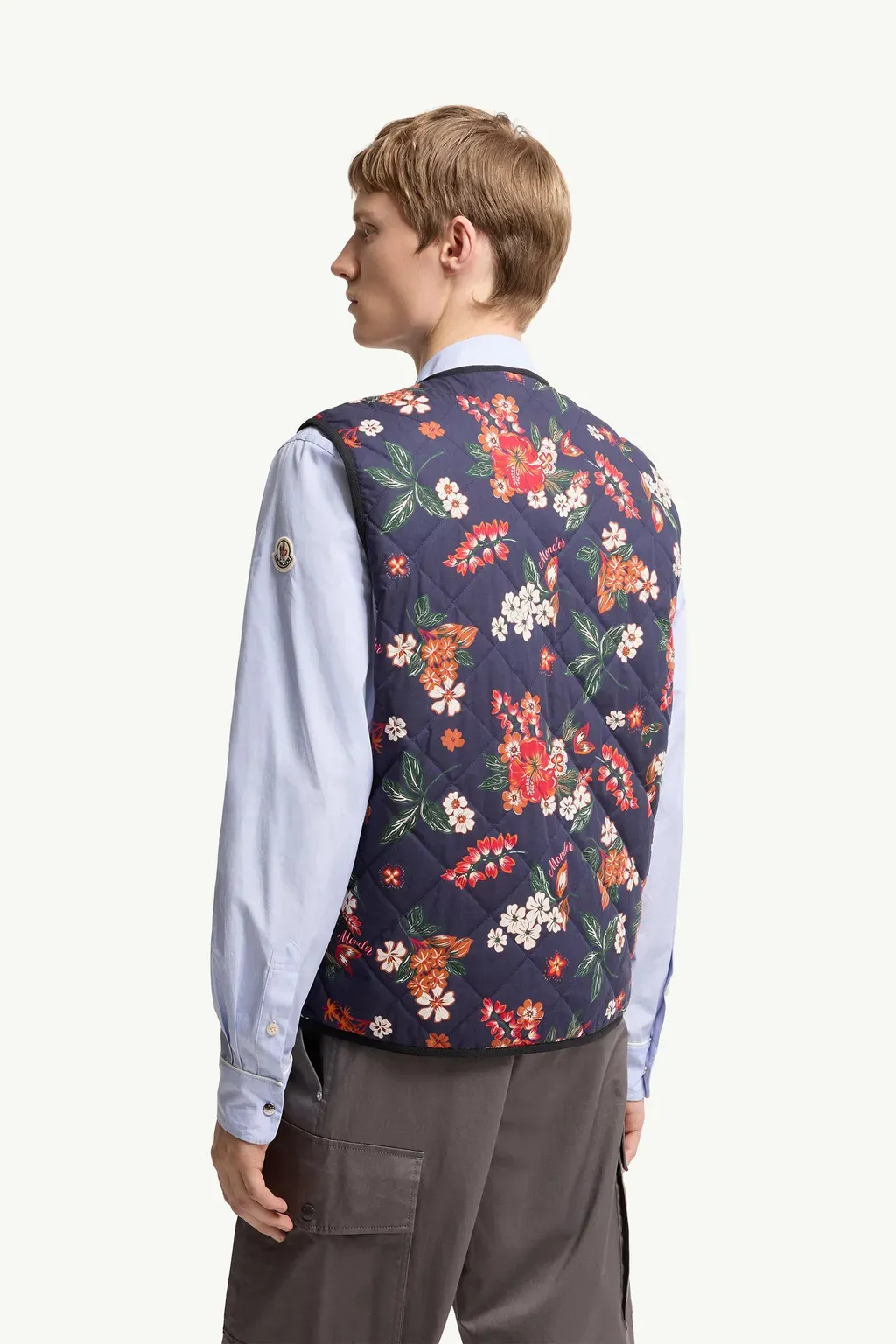 Franqui Reversible Floral Down Gilet