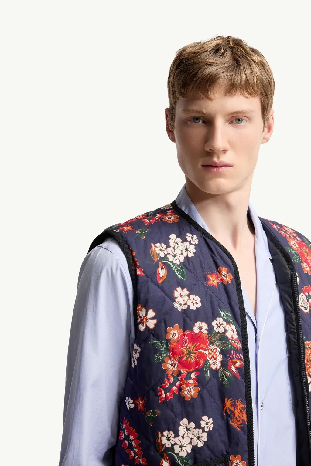 Franqui Reversible Floral Down Gilet