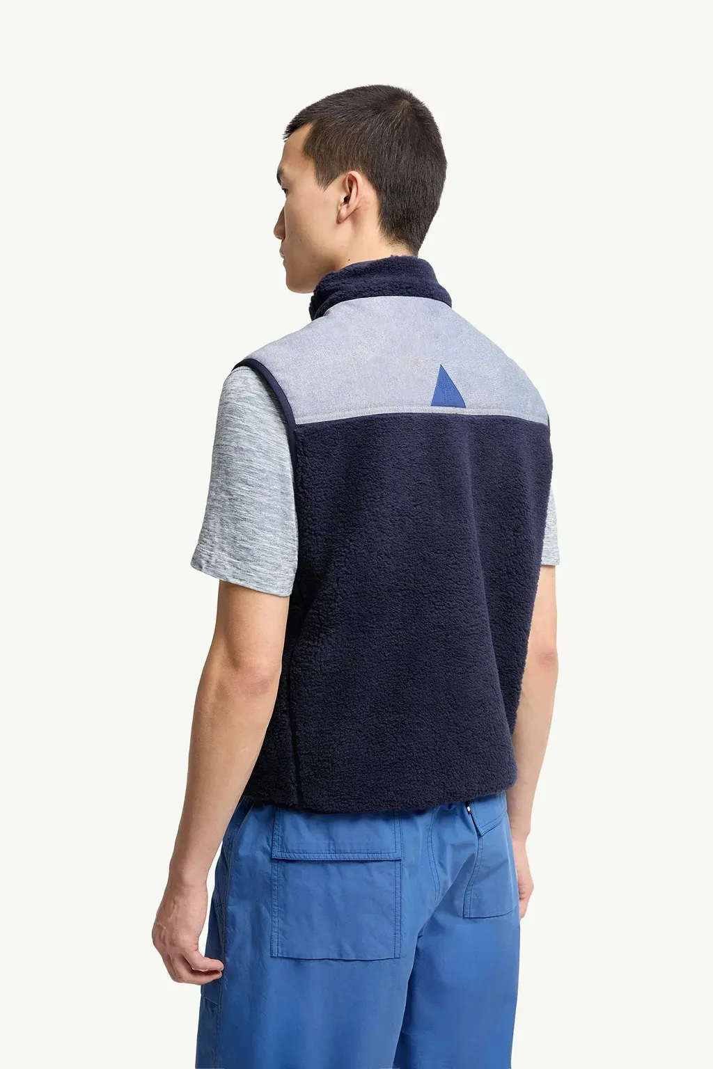 Teddy & Chambray Gilet