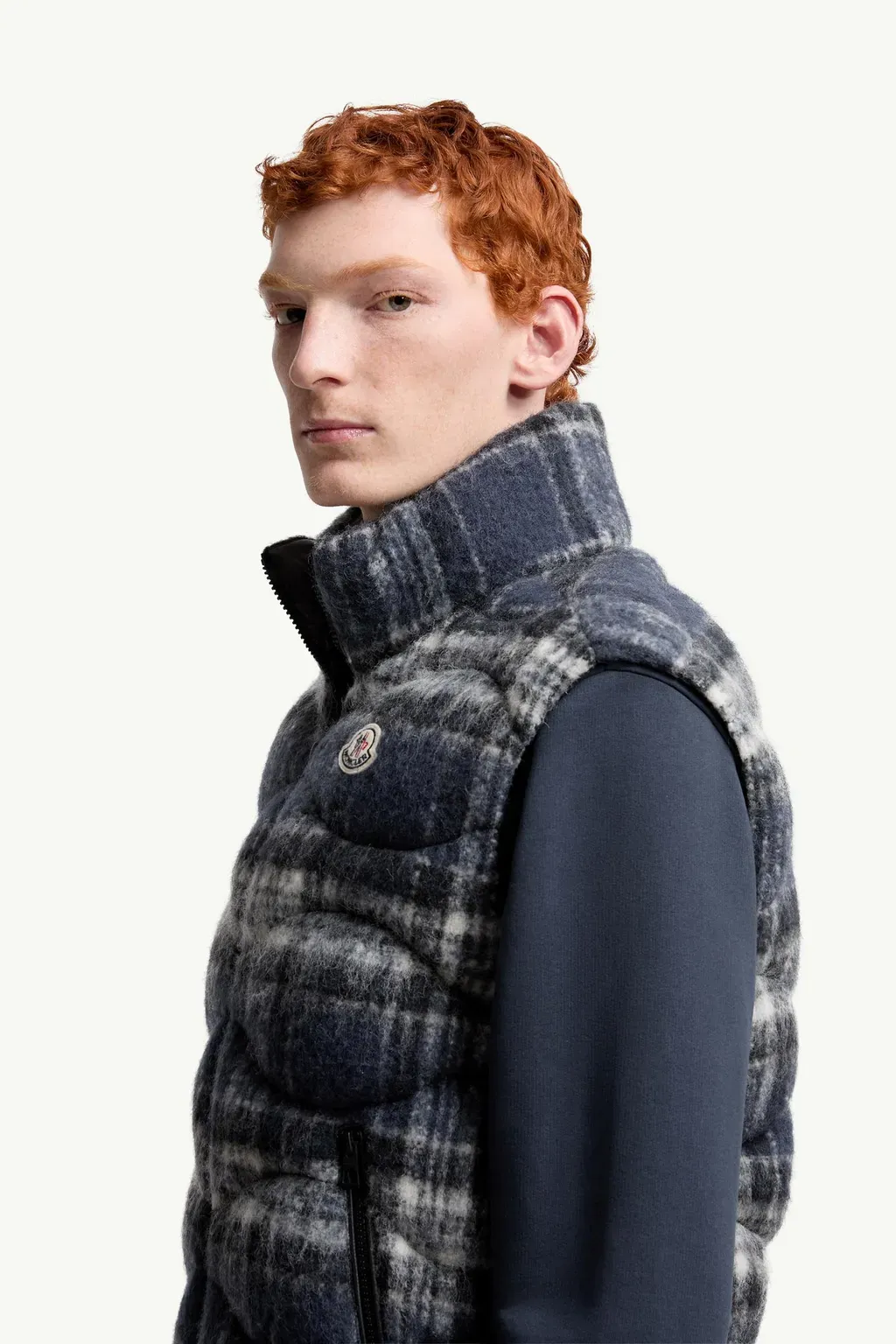 Sfakia Geometric-Quilted Wool Down Gilet