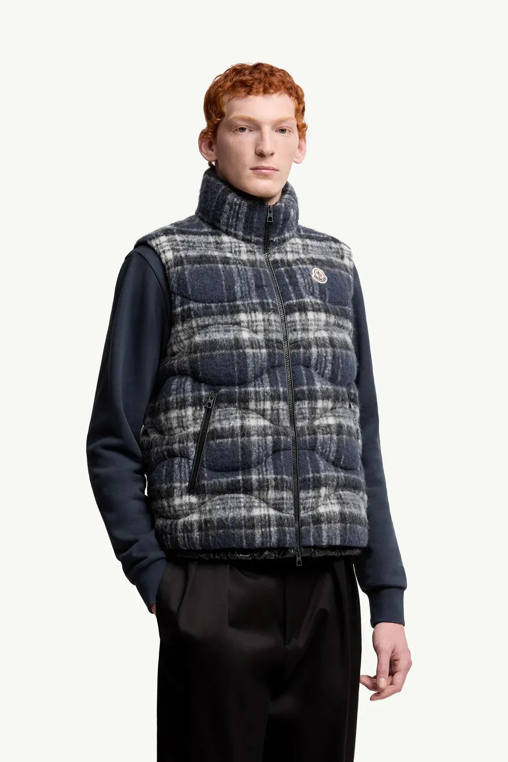 Sfakia Geometric-Quilted Wool Down Gilet