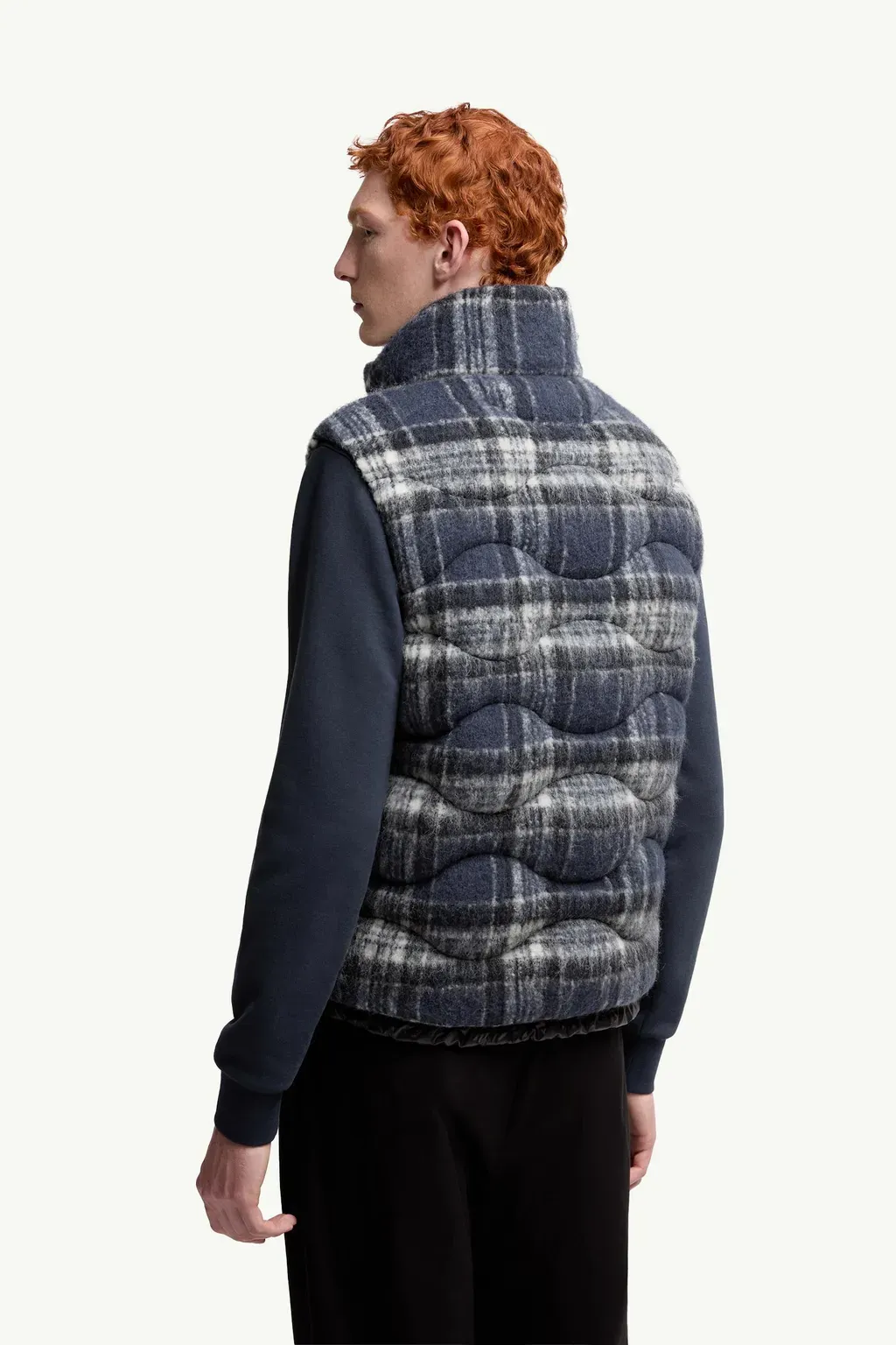 Sfakia Geometric-Quilted Wool Down Gilet