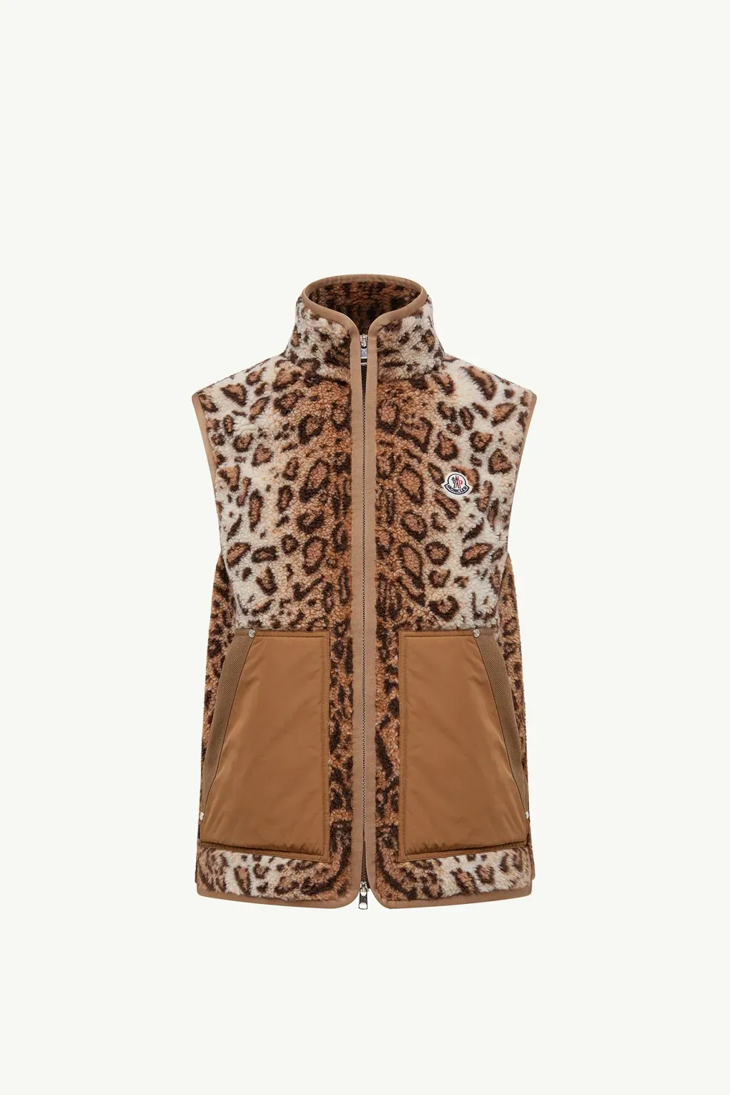 Wool Blend Teddy Zip-Up Gilet