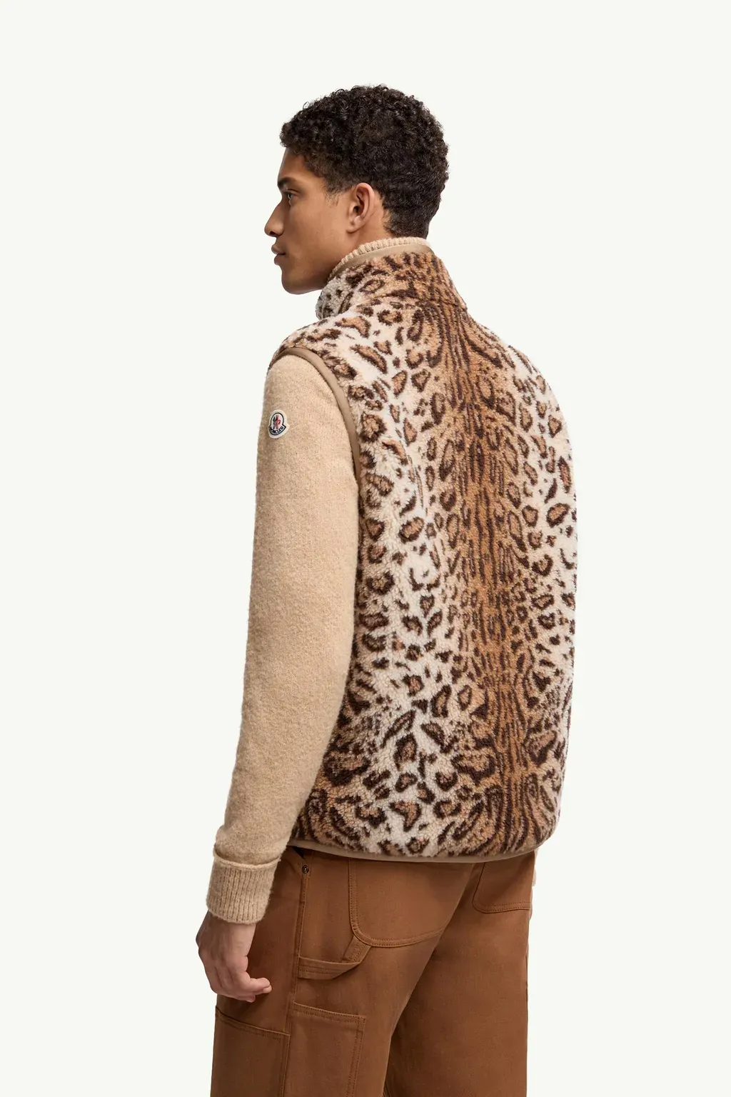 Wool Blend Teddy Zip-Up Gilet