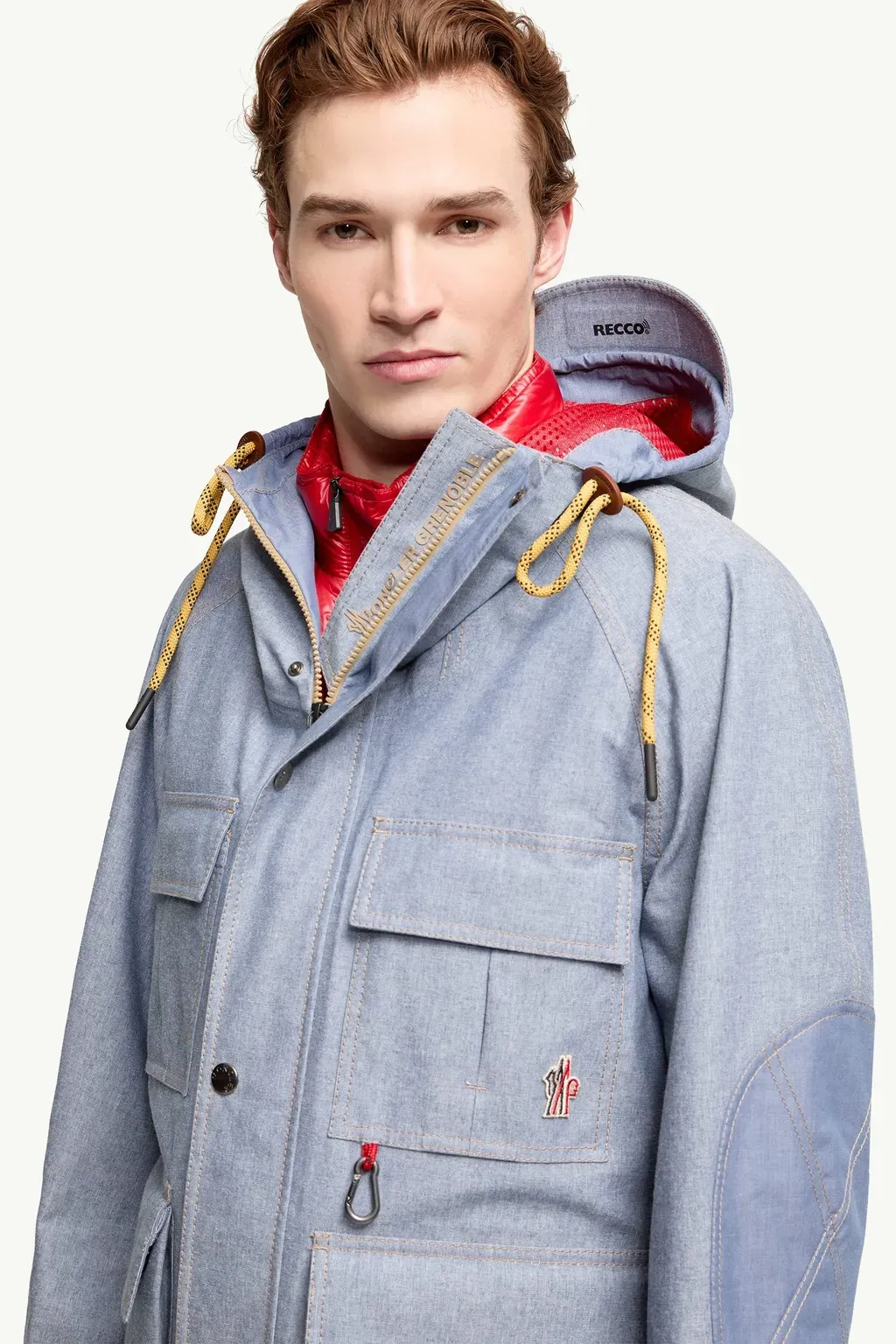 Ajaccio Chambray Hooded Field Jacket