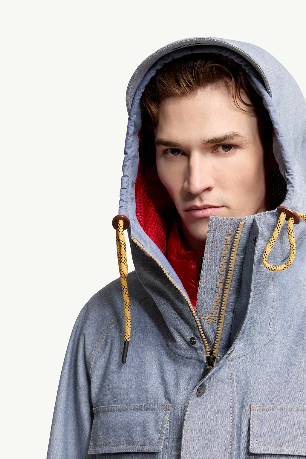 Ajaccio Chambray Hooded Field Jacket