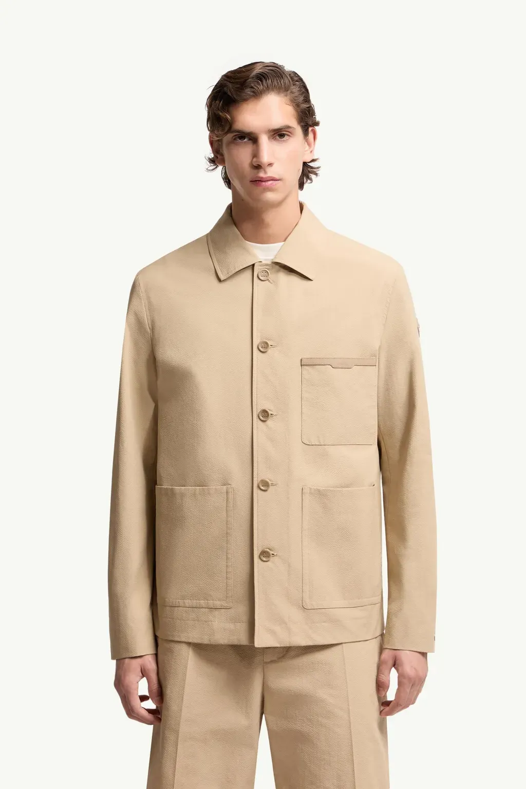 Nanav Seersucker Shirt Jacket