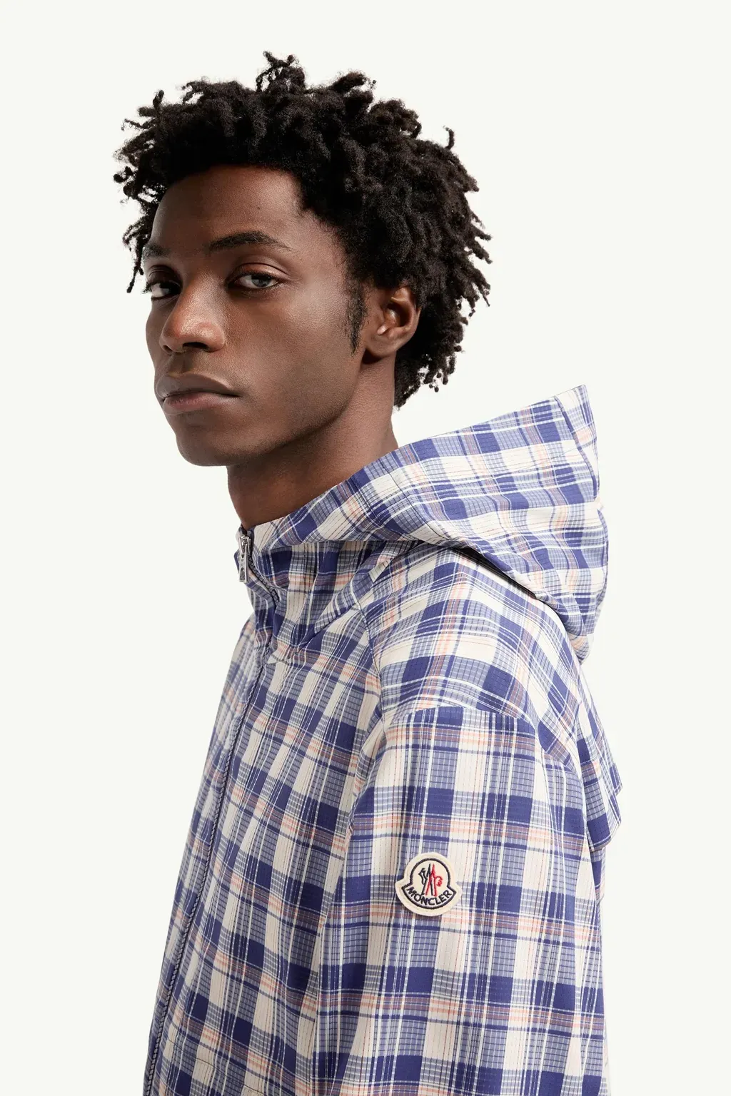 Natisone Check Hooded Jacket