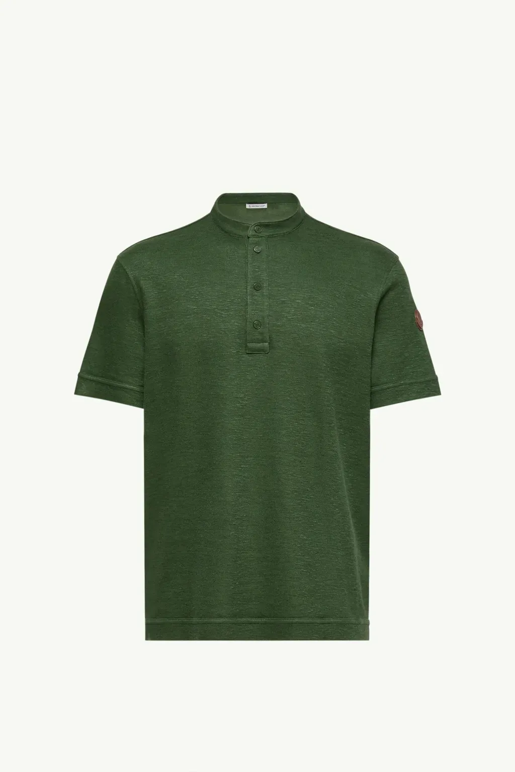 Cotton & Linen Blend Polo Shirt