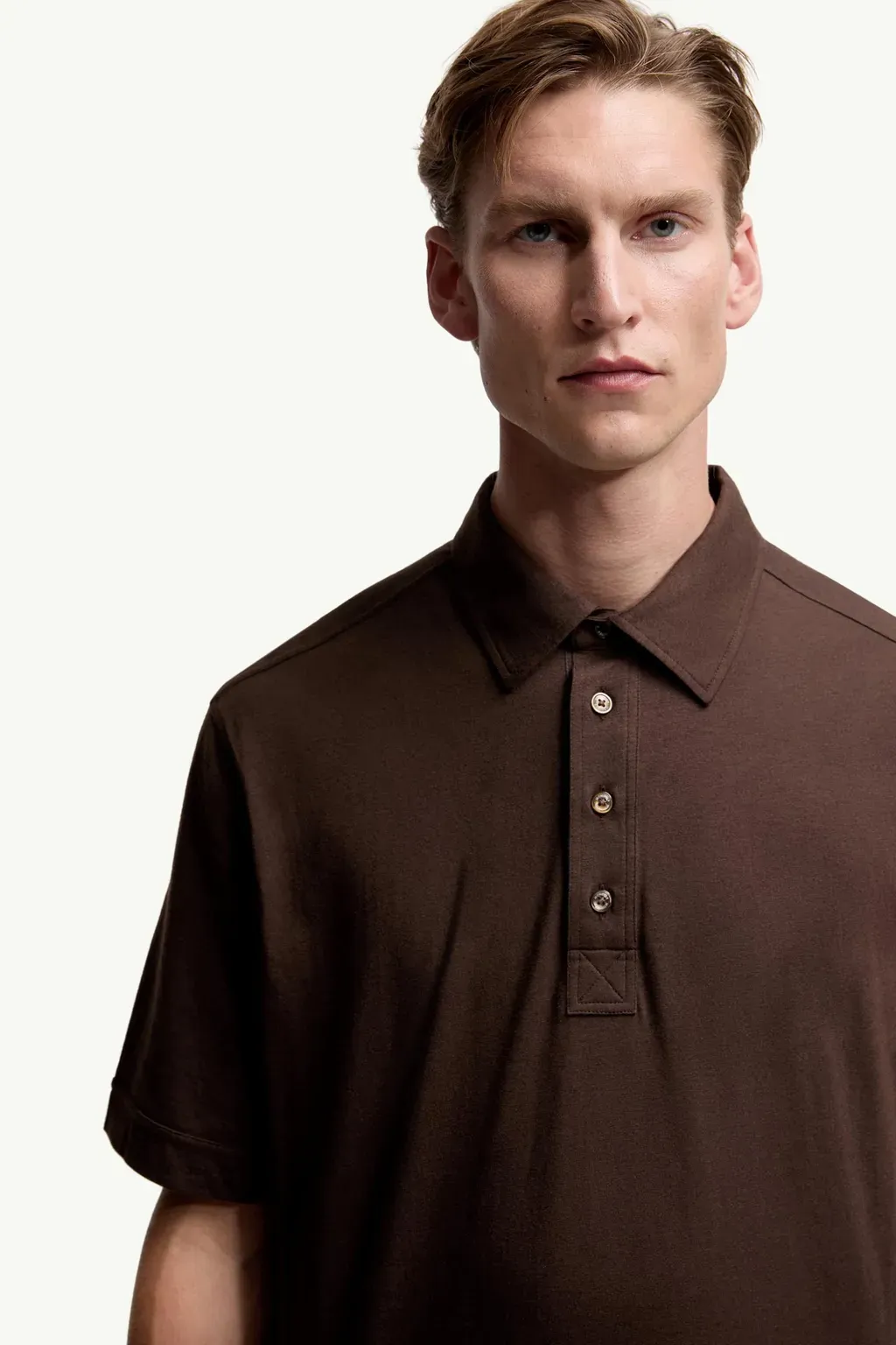 Cotton & Cashmere Polo Shirt
