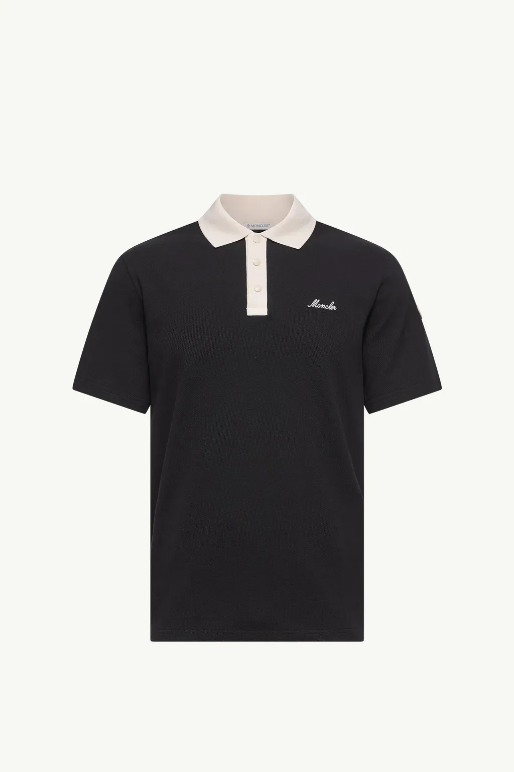 Embroidered Logo Cotton Piquet Polo Shirt