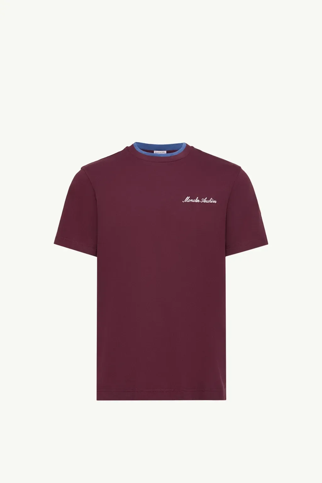 Embroidered Logo Cotton T-Shirt