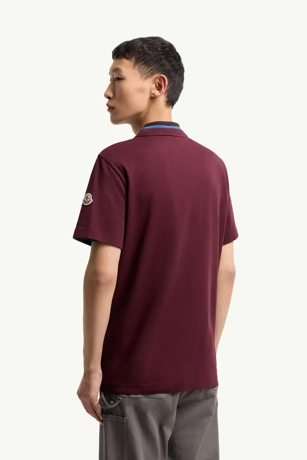 Embroidered Logo Cotton T-Shirt
