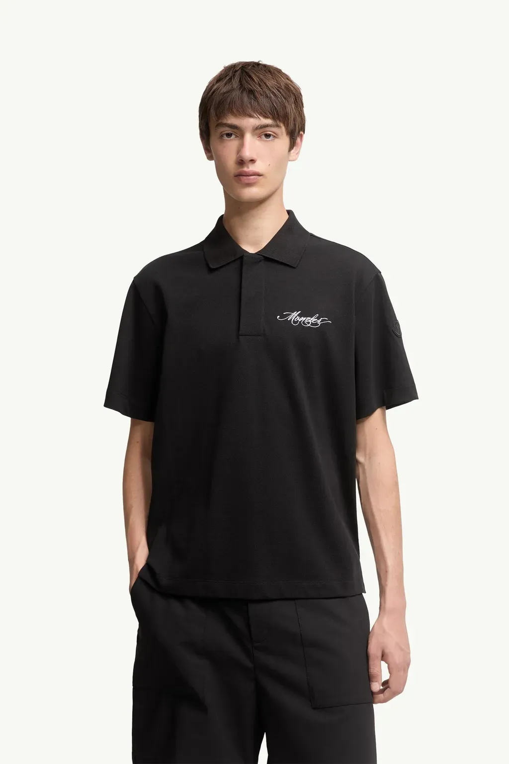 Embroidered Logo Cotton T-Shirt