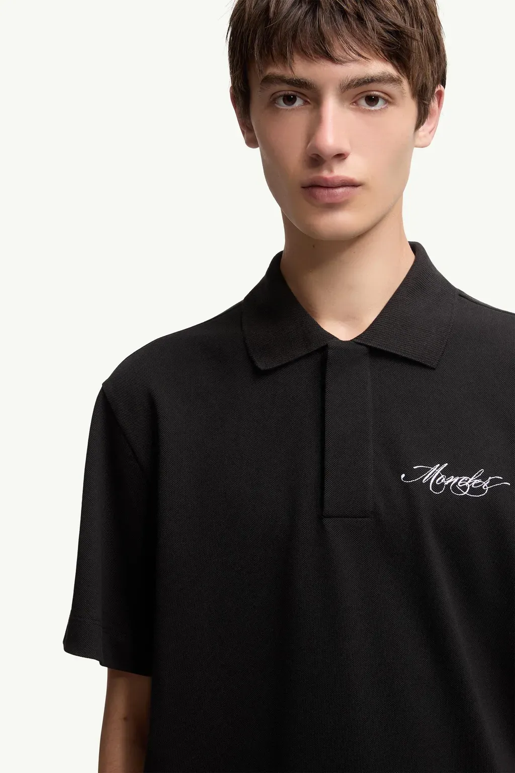 Embroidered Logo Cotton T-Shirt