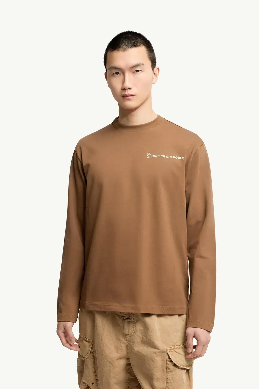 Logo Long Sleeve Cotton T-Shirt