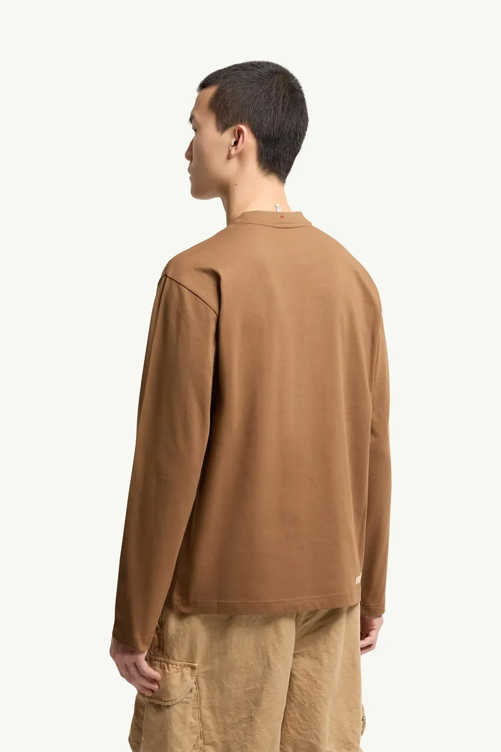 Logo Long Sleeve Cotton T-Shirt