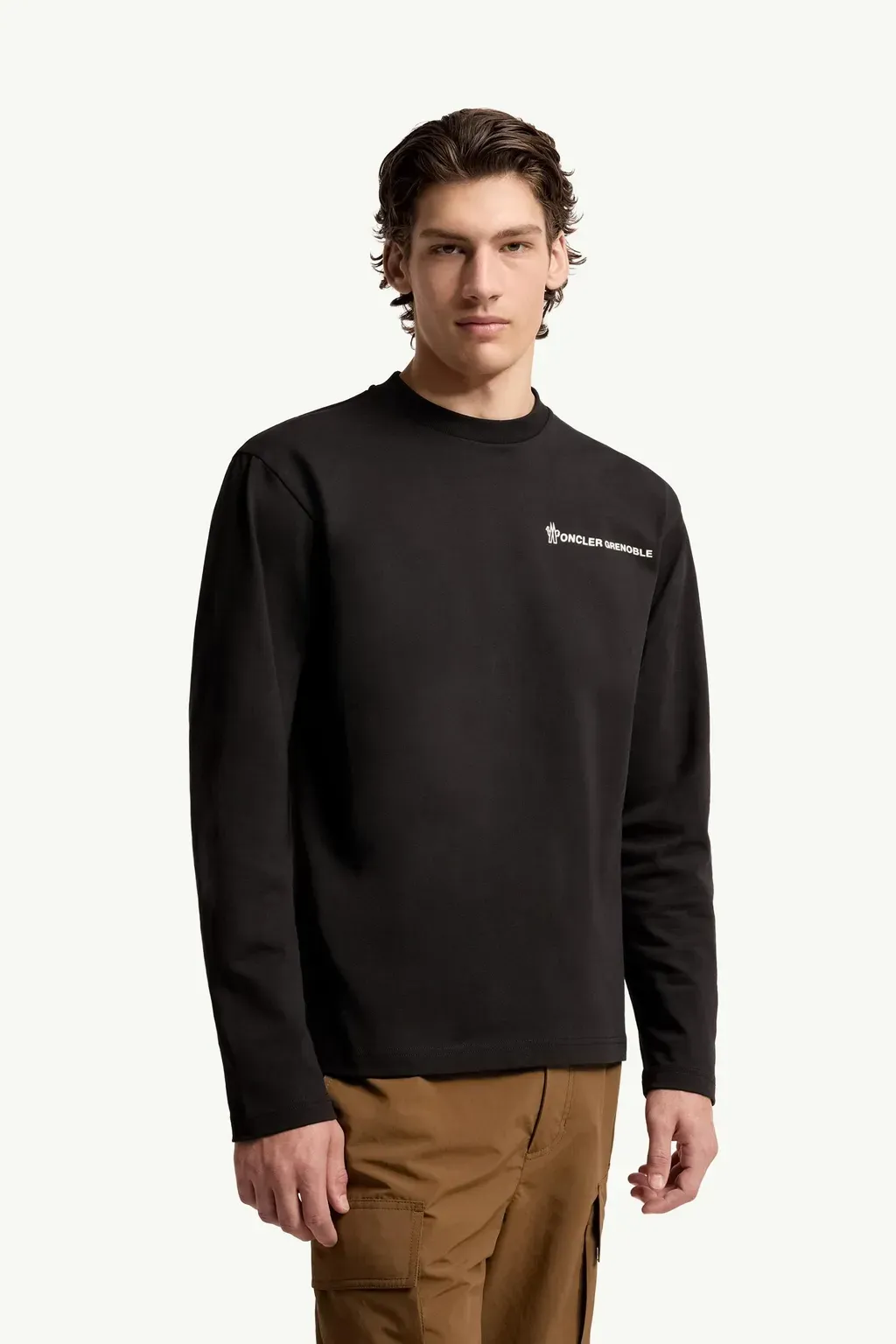 Logo Long Sleeve Cotton T-Shirt