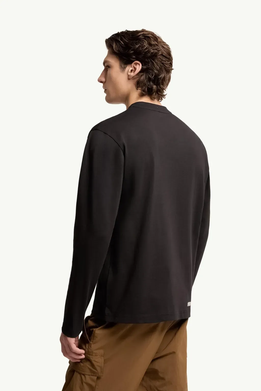 Logo Long Sleeve Cotton T-Shirt