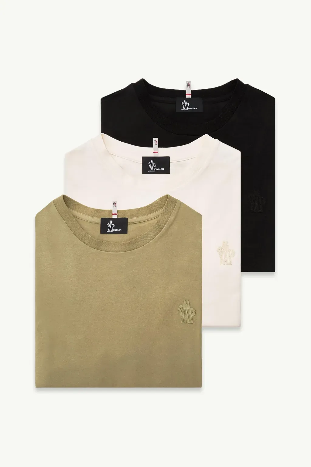 Logo Patch Cotton Blend T-Shirt