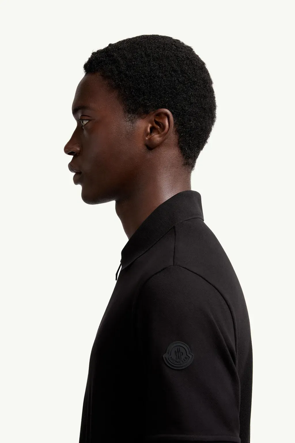 Logo Patch Cotton Piquet Polo Shirt