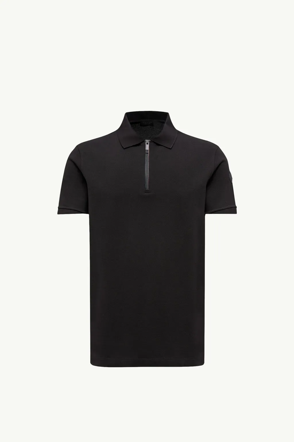 Logo Patch Cotton Piquet Polo Shirt