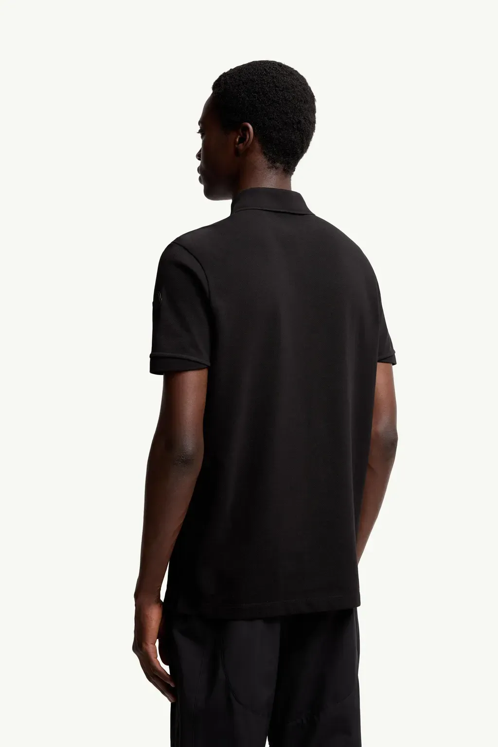 Logo Patch Cotton Piquet Polo Shirt