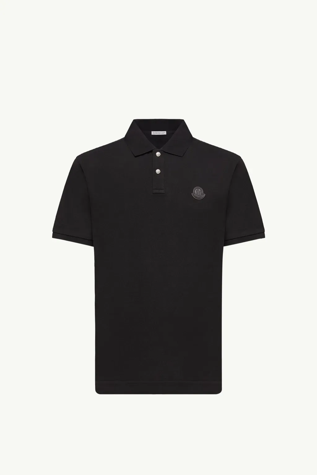 Logo Patch Cotton Piquet Polo Shirt