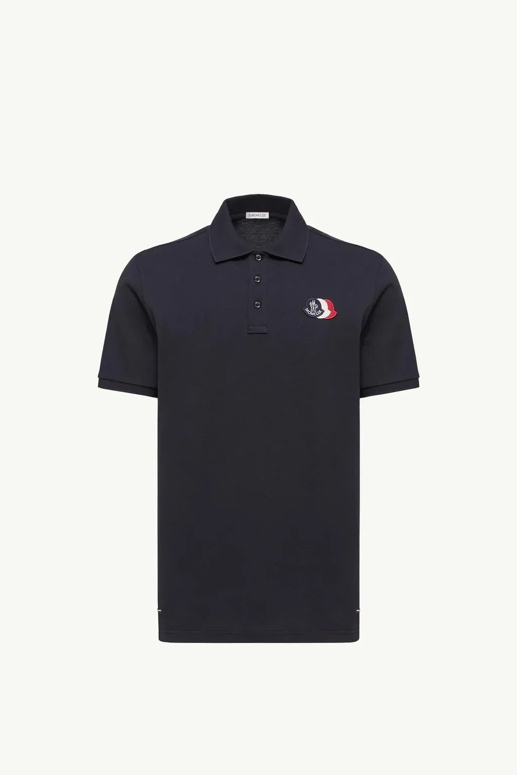 Logo Patch Cotton Piquet Polo Shirt