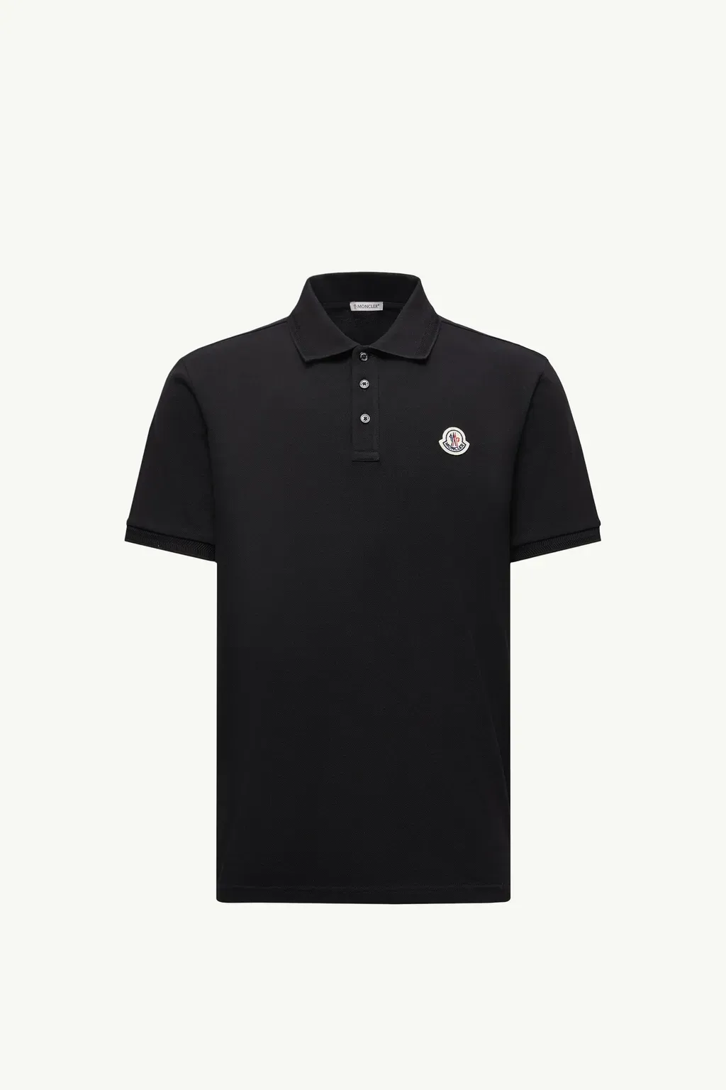 Logo Patch Cotton Piquet Polo Shirt