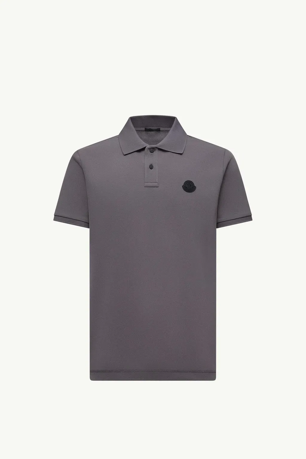 Logo Patch Cotton Piquet Polo Shirt
