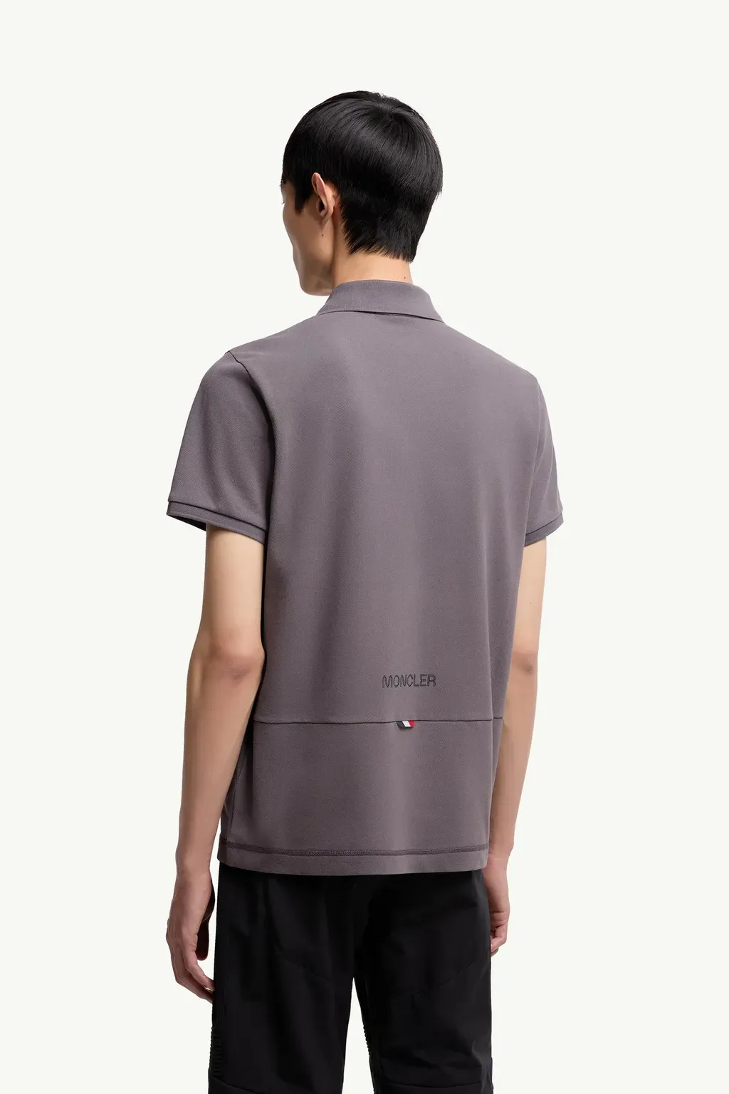 Logo Patch Cotton Piquet Polo Shirt