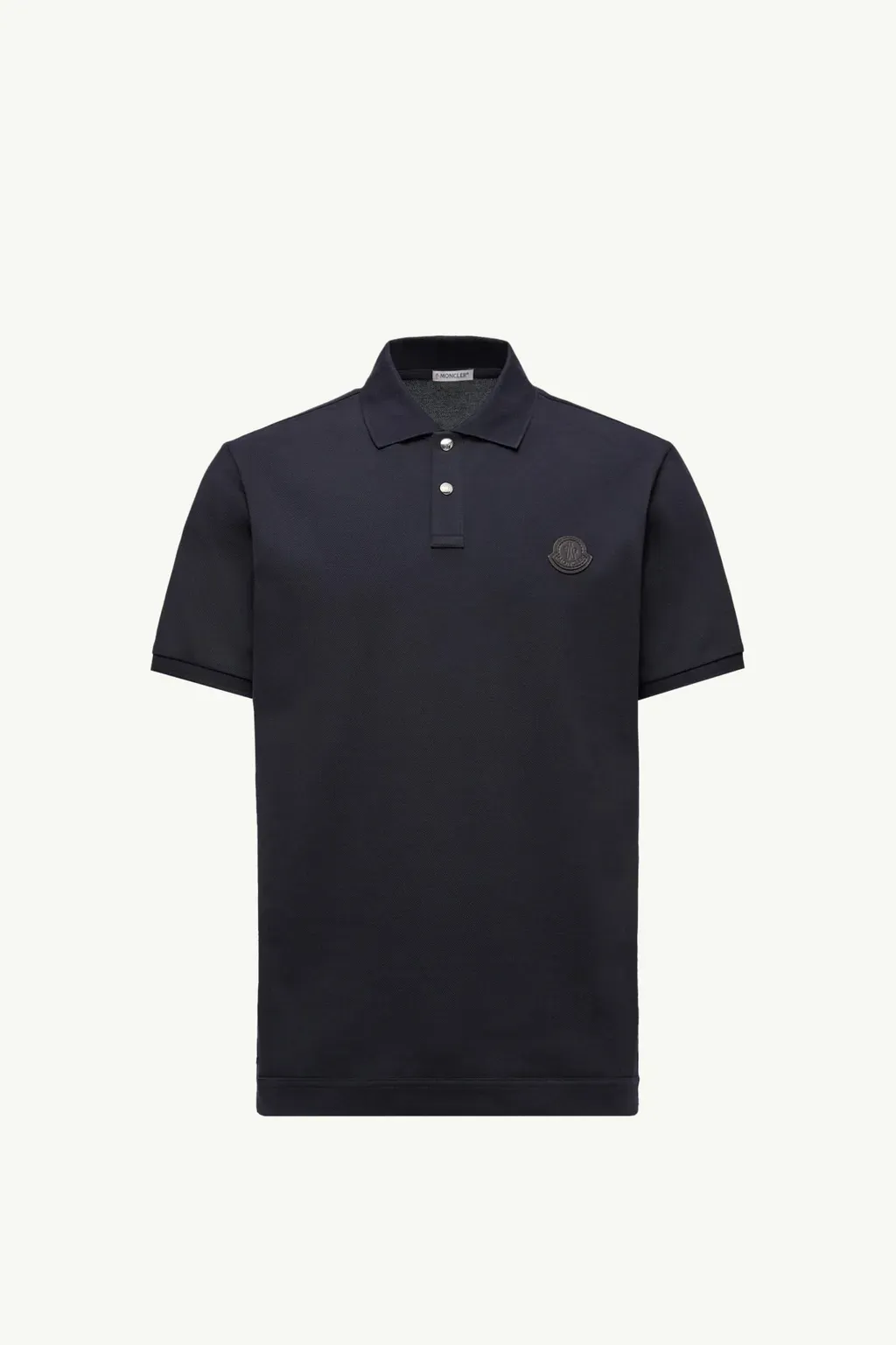 Logo Patch Cotton Piquet Polo Shirt