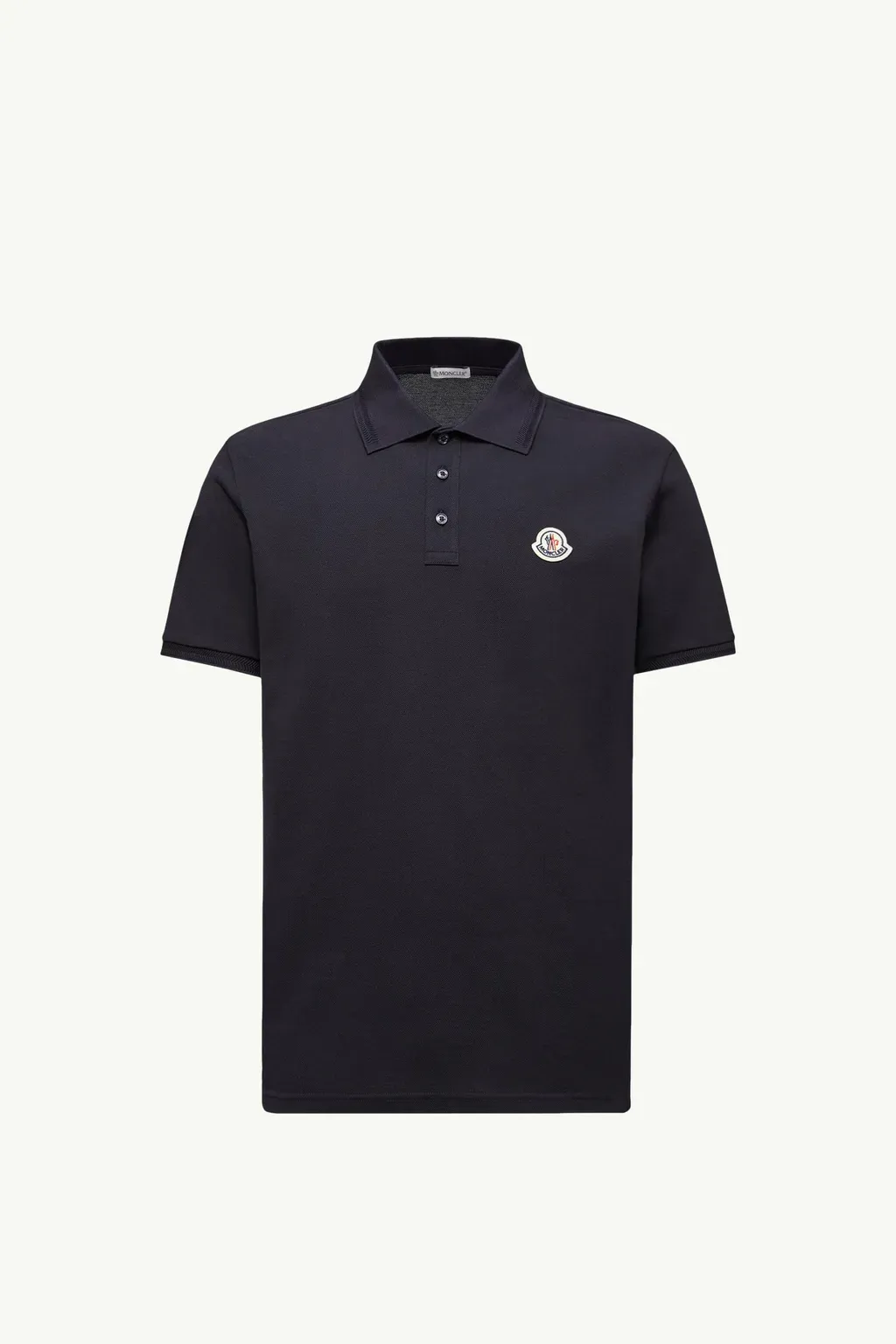 Logo Patch Cotton Piquet Polo Shirt