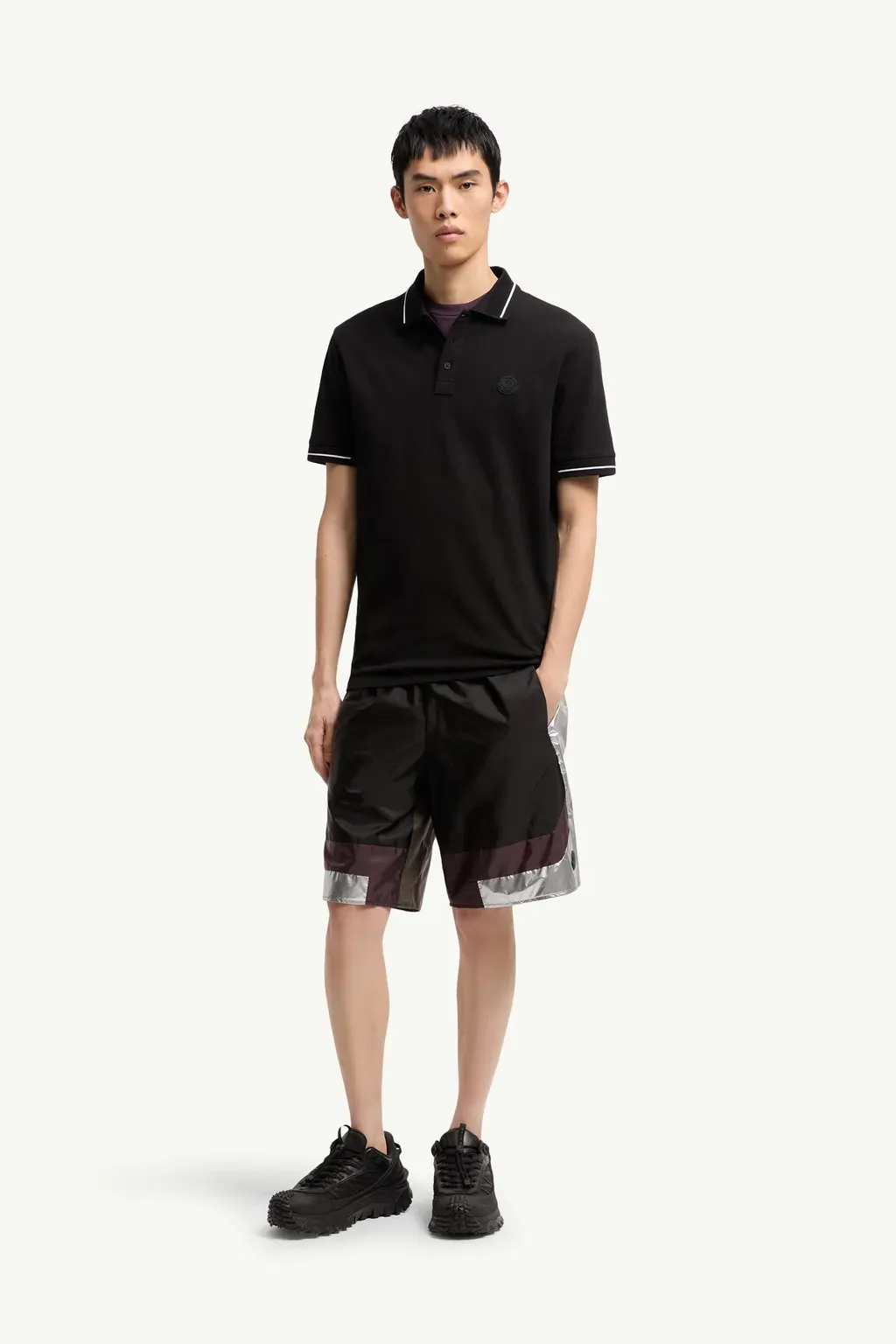 Logo Patch Cotton Polo Shirt