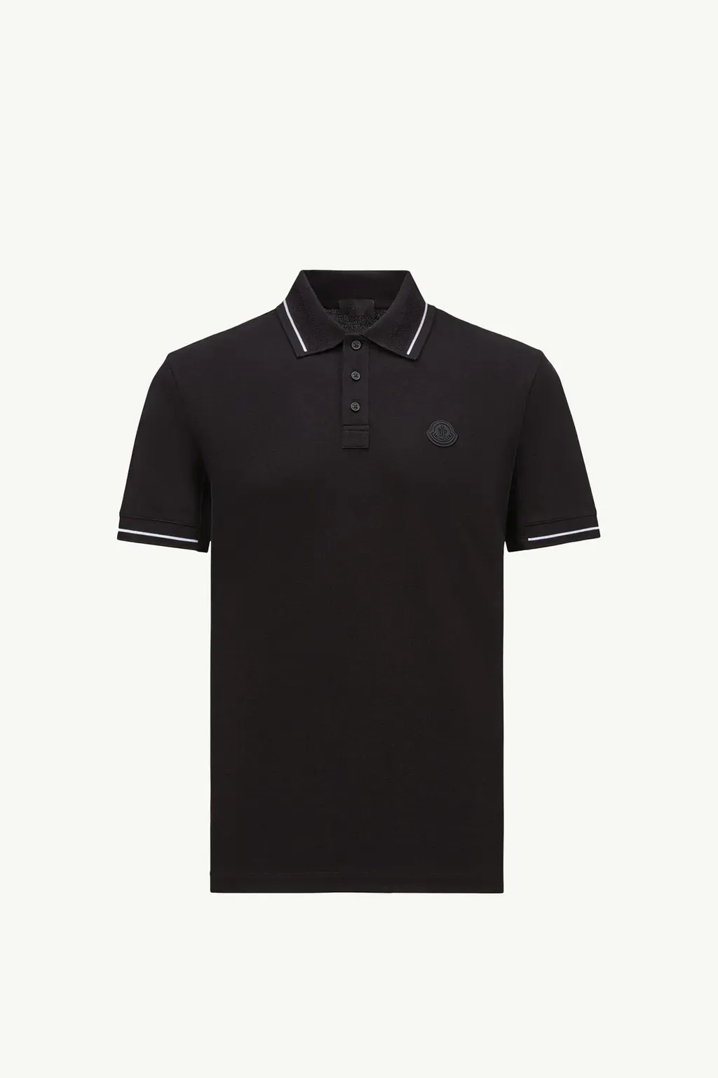 Logo Patch Cotton Polo Shirt