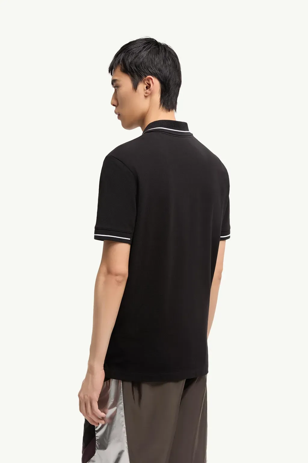 Logo Patch Cotton Polo Shirt