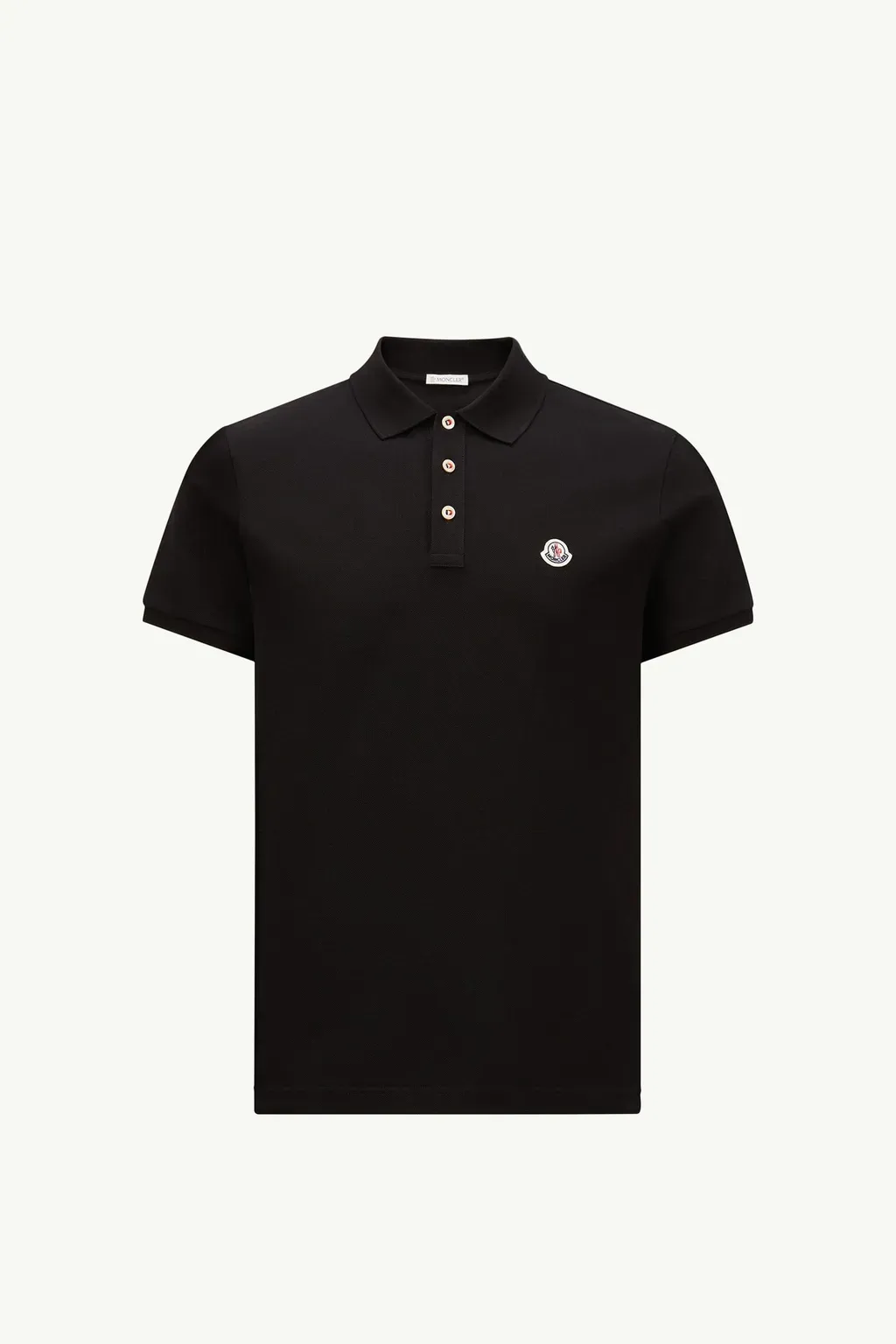 Logo Patch Cotton Polo Shirt