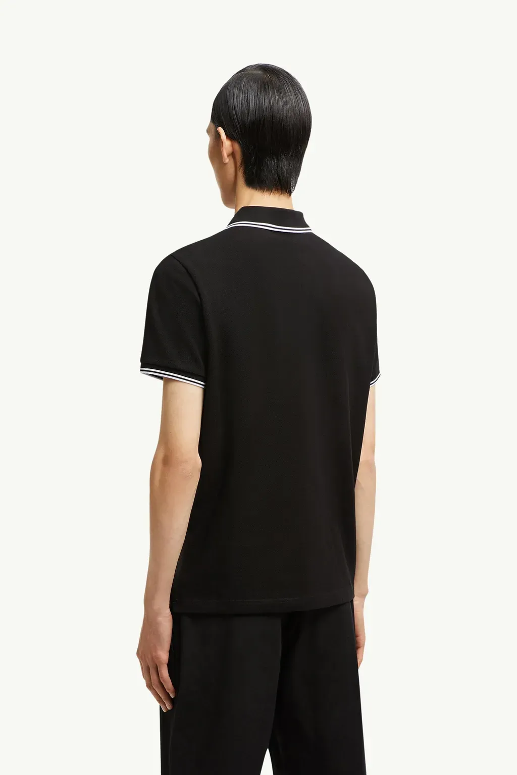 Logo Patch Cotton Polo Shirt