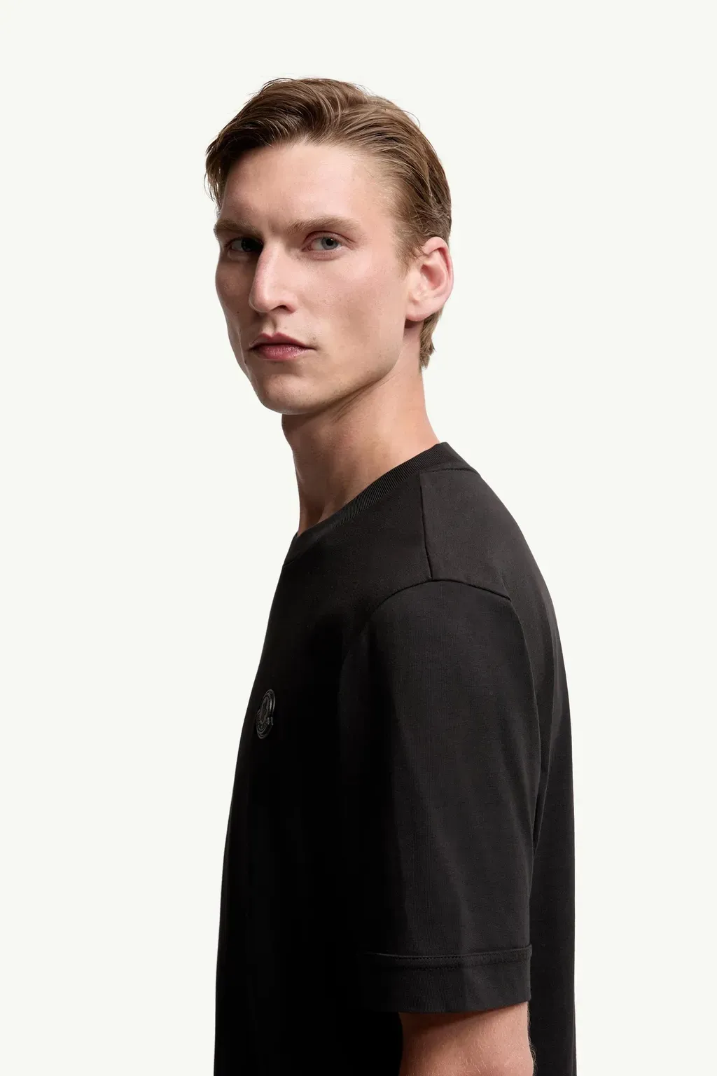 Logo Patch Cotton T-Shirt