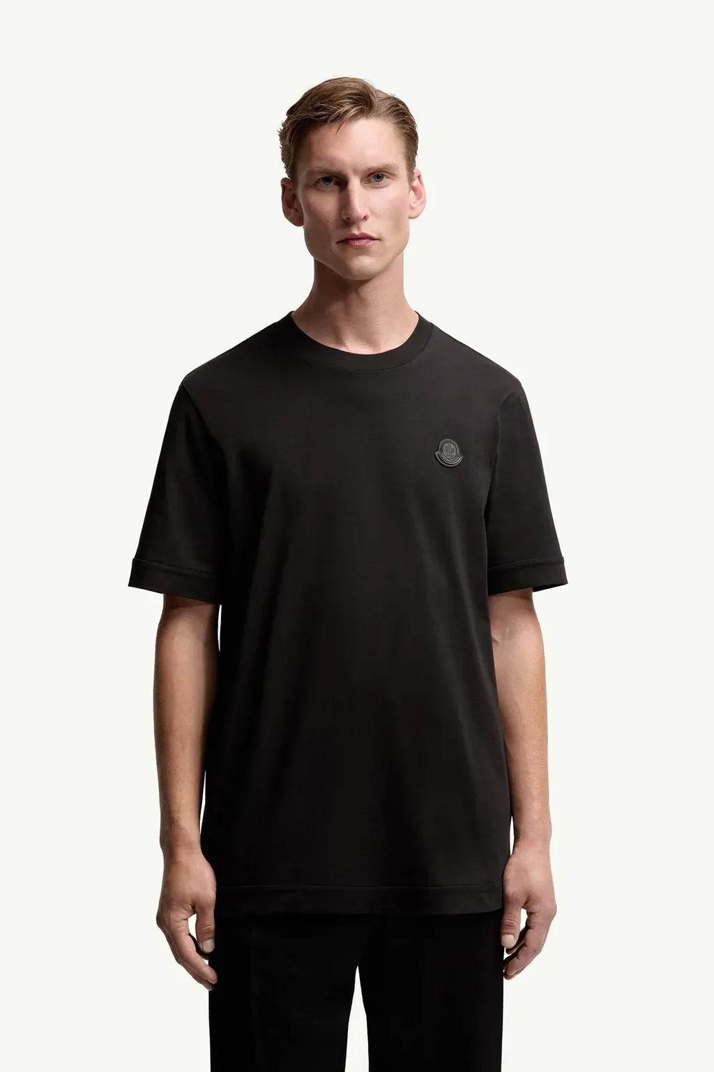 Logo Patch Cotton T-Shirt