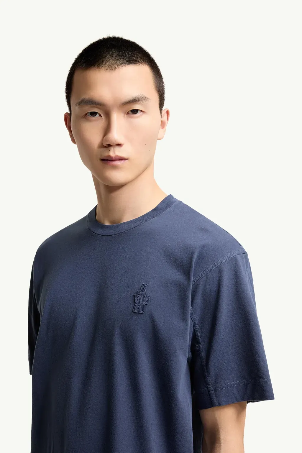 Logo Patch Cotton T-Shirt