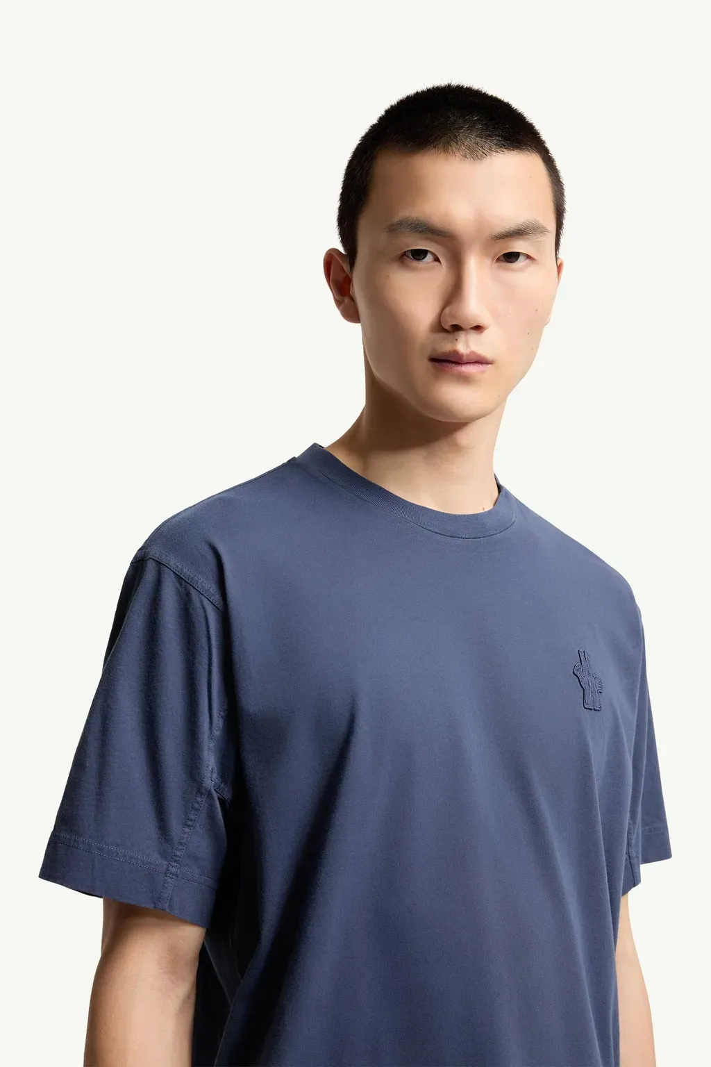 Logo Patch Cotton T-Shirt