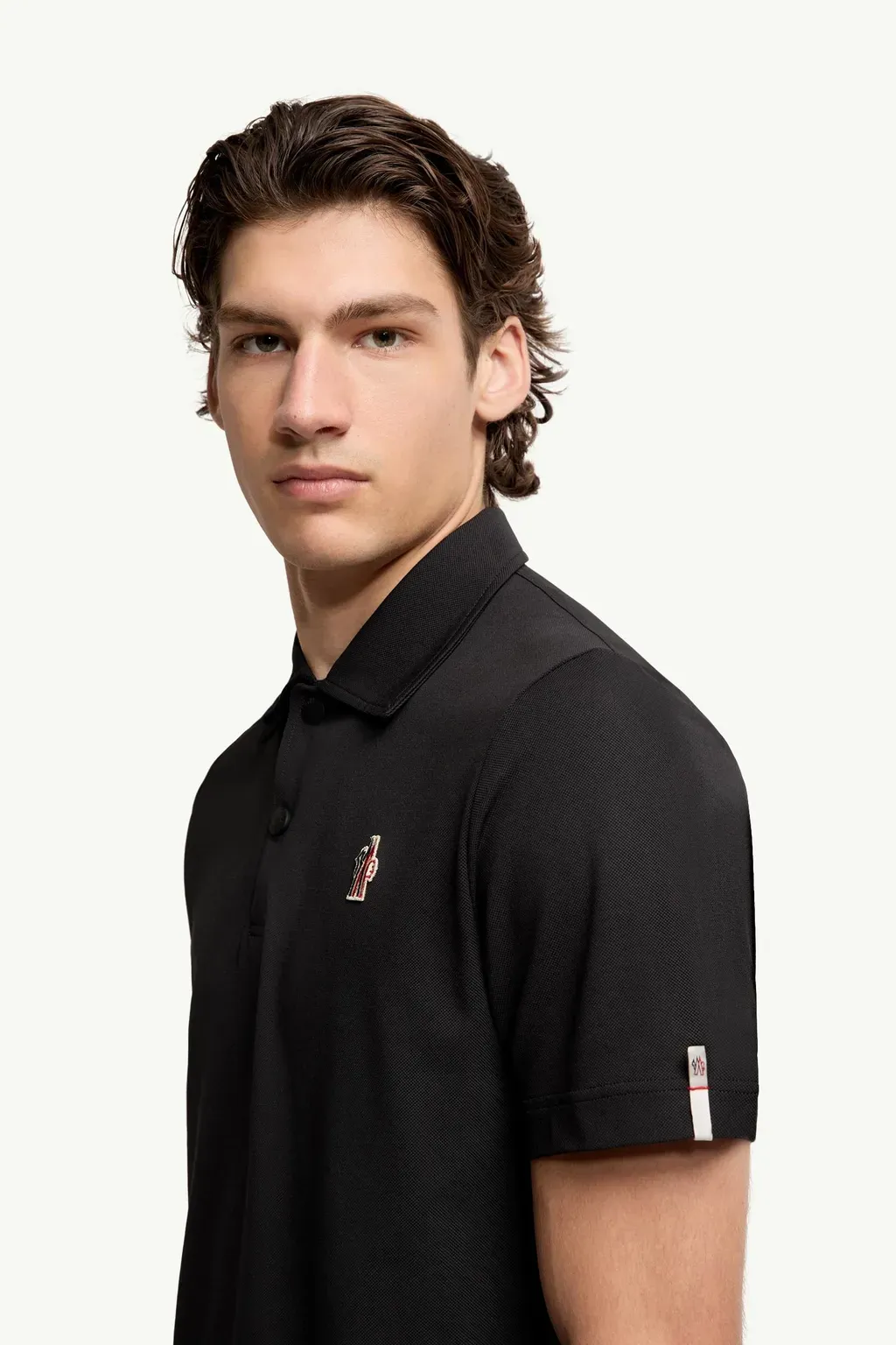 Logo Patch Polo Shirt