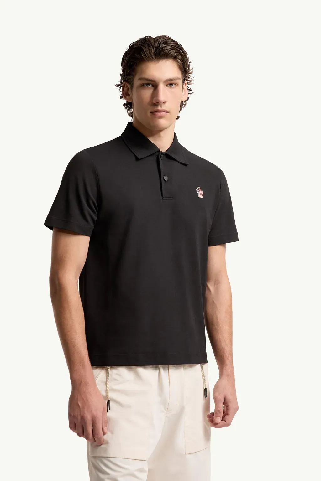 Logo Patch Polo Shirt