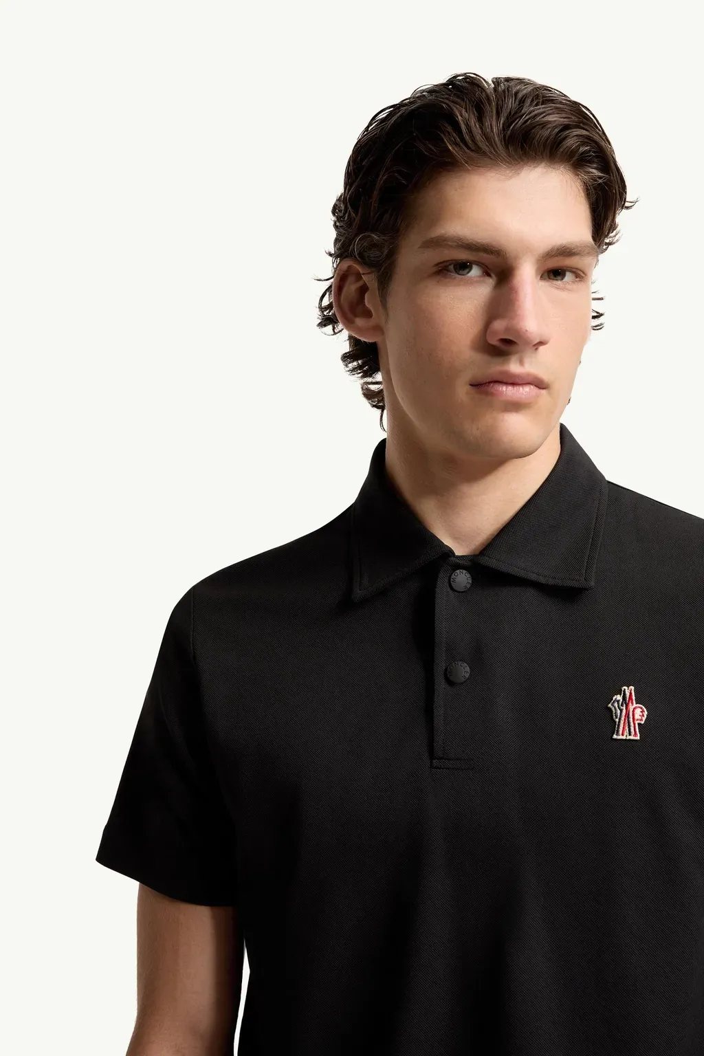 Logo Patch Polo Shirt