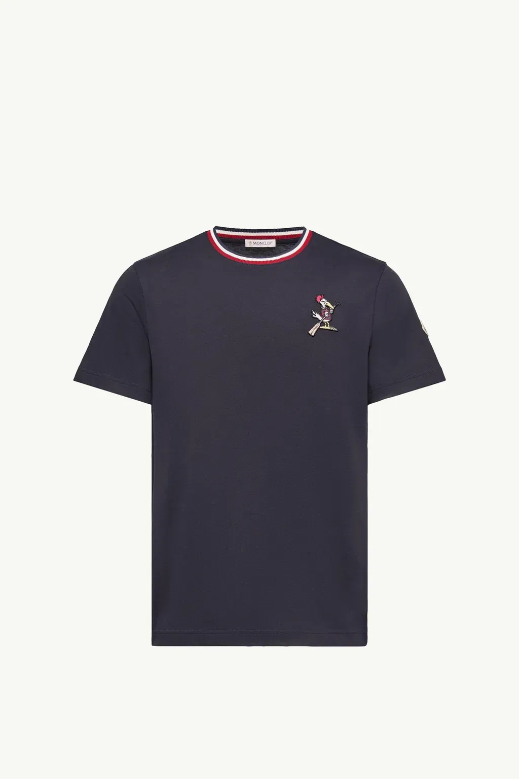 Monduck Logo Patch Cotton T-Shirt