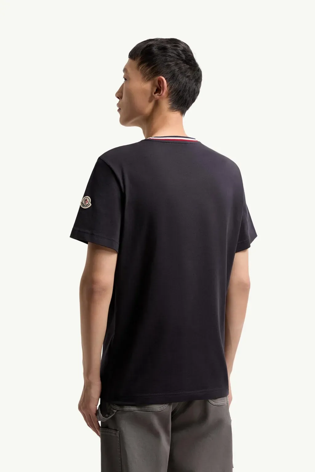Monduck Logo Patch Cotton T-Shirt